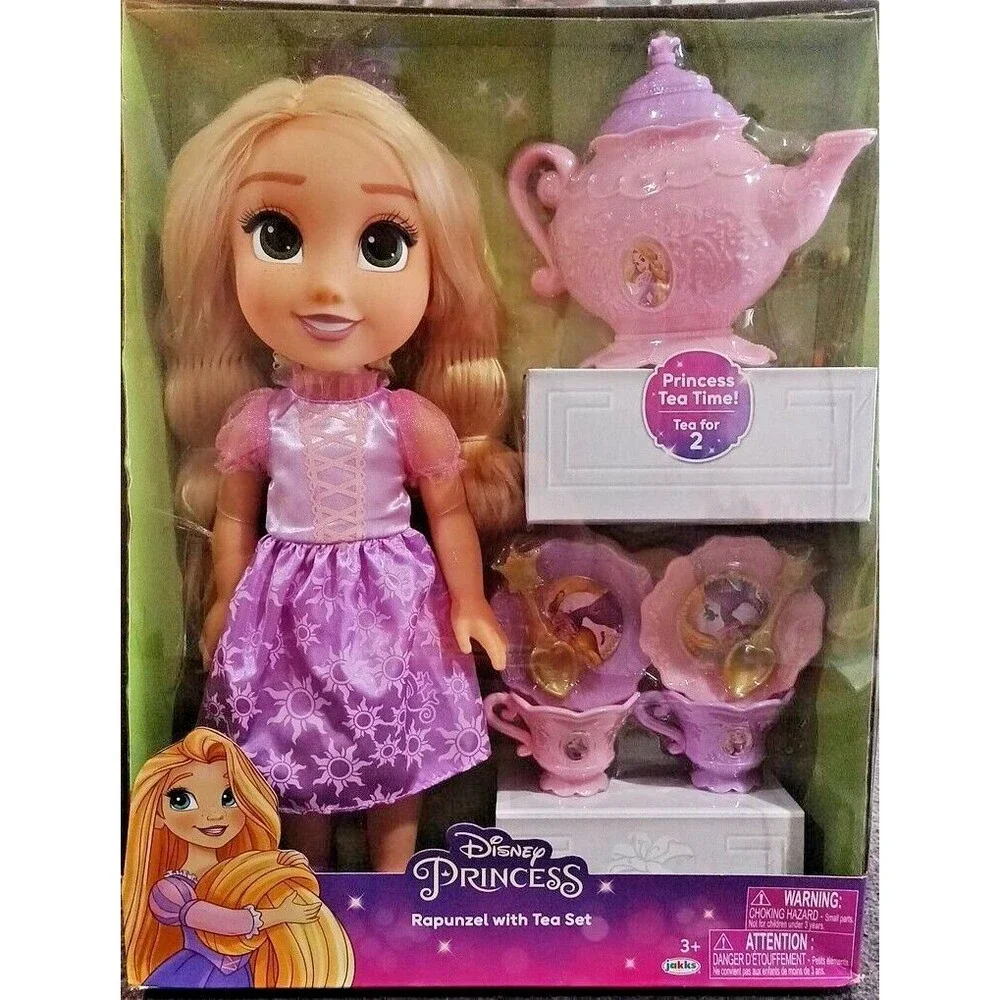 Disney Princess Rapunzel with Tea Set - Princess Tea Time for 2 - New 2020